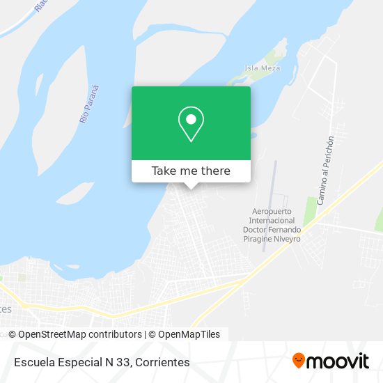Mapa de Escuela Especial N 33