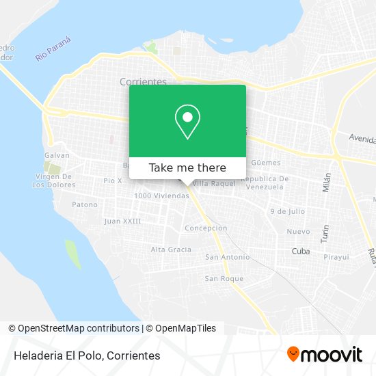 Mapa de Heladeria El Polo