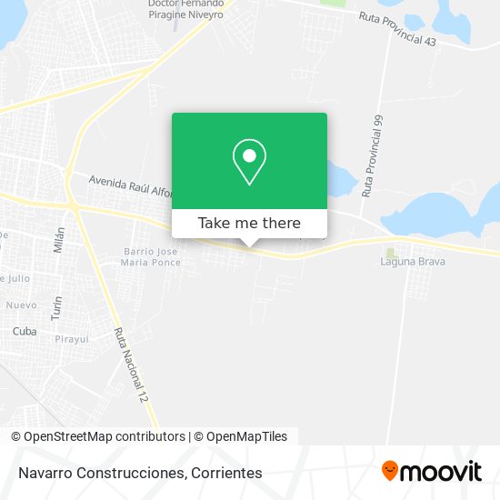 Navarro Construcciones map