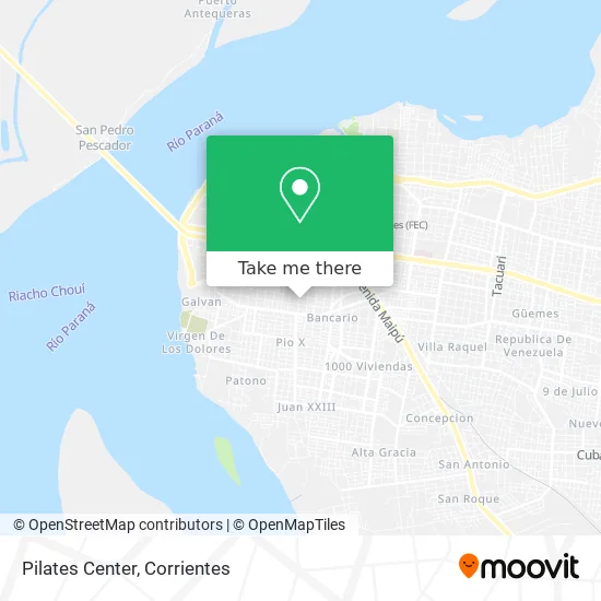 Pilates Center map