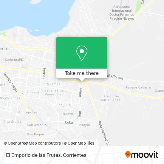 Mapa de El Emporio de las Frutas