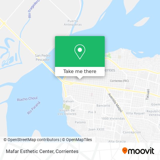 Mafar Esthetic Center map