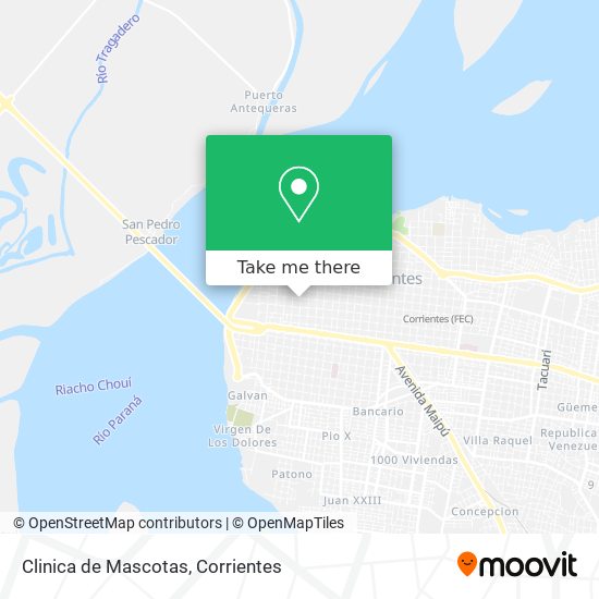 Clinica de Mascotas map