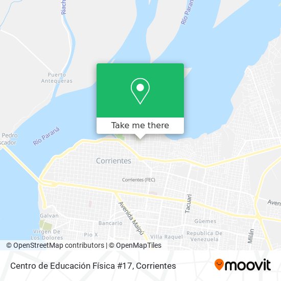 Centro de Educación Física #17 map