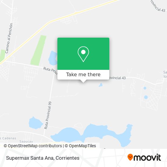 Supermax Santa Ana map