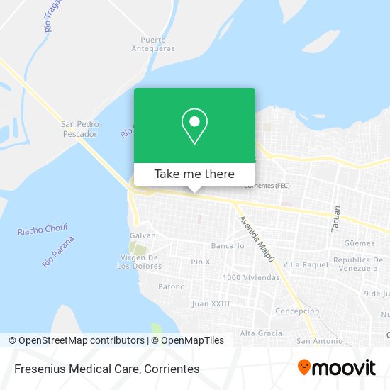 Mapa de Fresenius Medical Care