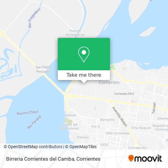 Birreria Corrientes del Camba map