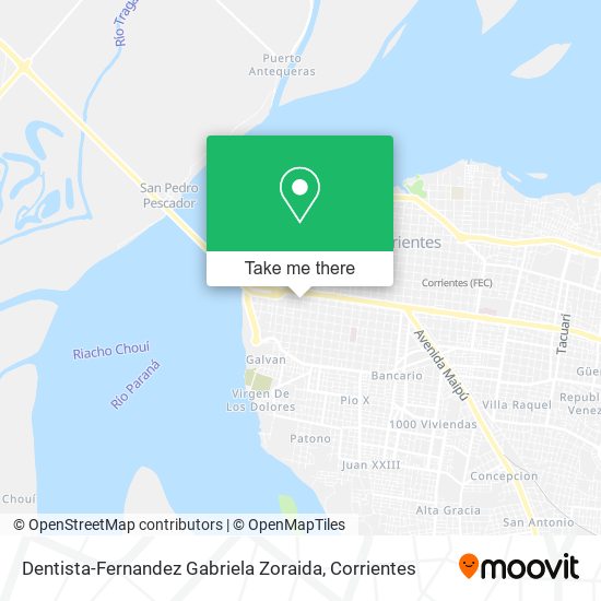 Mapa de Dentista-Fernandez Gabriela Zoraida