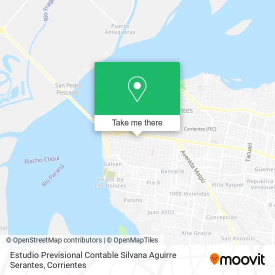 Estudio Previsional Contable Silvana Aguirre Serantes map