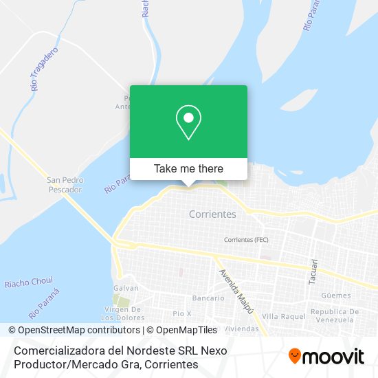 Comercializadora del Nordeste SRL Nexo Productor / Mercado Gra map