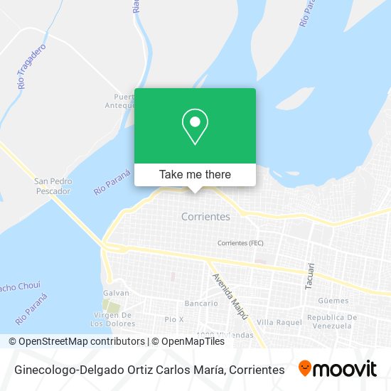 Ginecologo-Delgado Ortiz Carlos María map