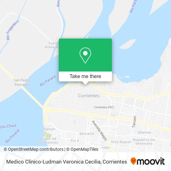 Medico Clinico-Ludman Veronica Cecilia map