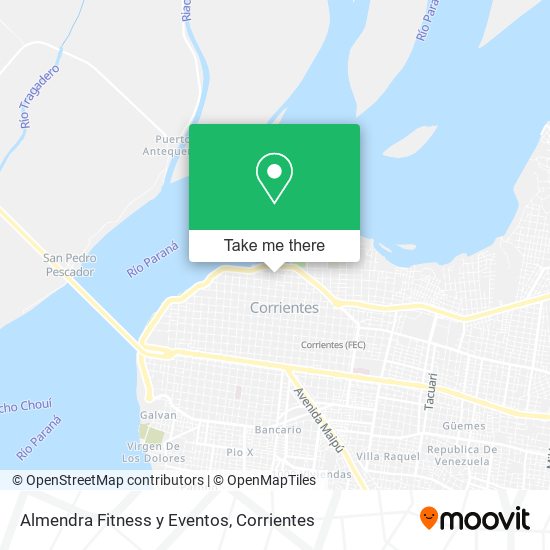 Mapa de Almendra Fitness y Eventos