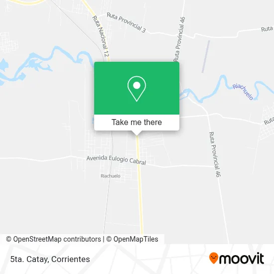 5ta. Catay map