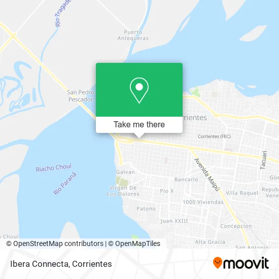 Ibera Connecta map