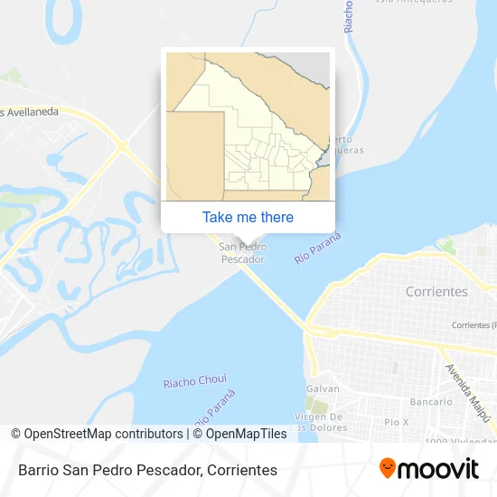 Mapa de Barrio San Pedro Pescador