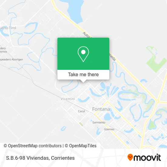 Mapa de S.B.6-98 Viviendas