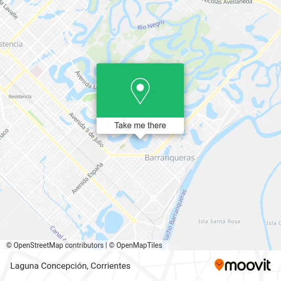 Laguna Concepción map