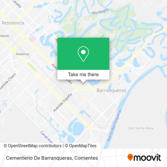 Mapa de Cementerio De Barranqueras