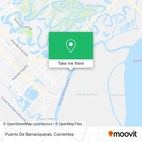 Puerto De Barranqueras map