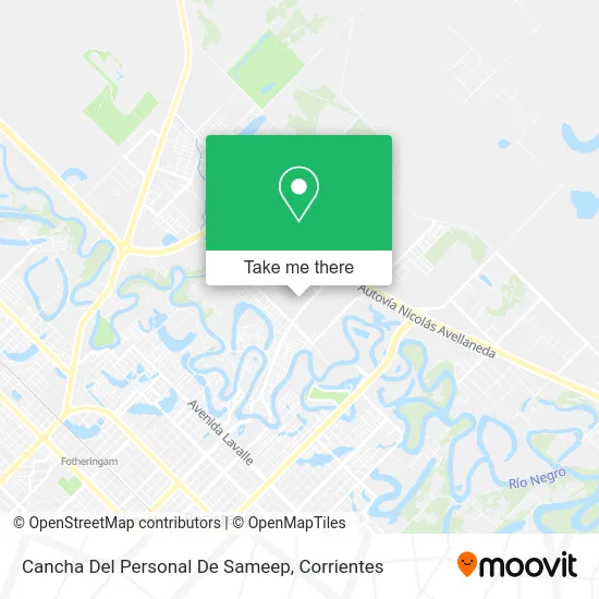 Mapa de Cancha Del Personal De Sameep