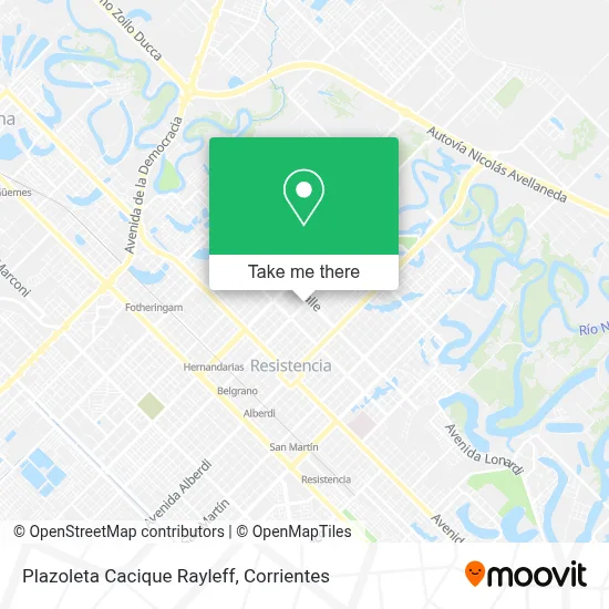 Plazoleta Cacique Rayleff map