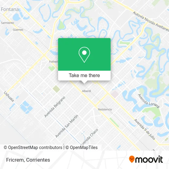 Fricrem map