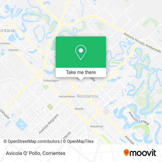 Avícola Q' Pollo map