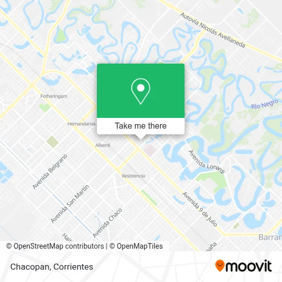 Chacopan map