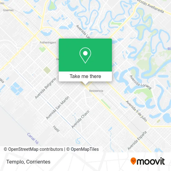 Mapa de Templo