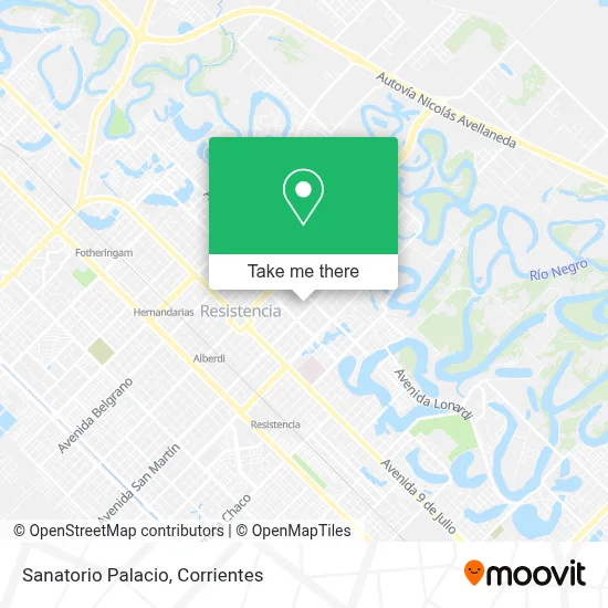 Sanatorio Palacio map