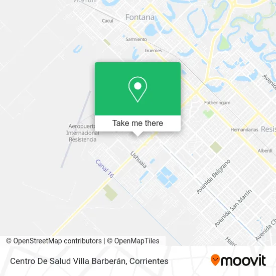 Mapa de Centro De Salud Villa Barberán