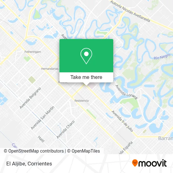 El Aljibe map