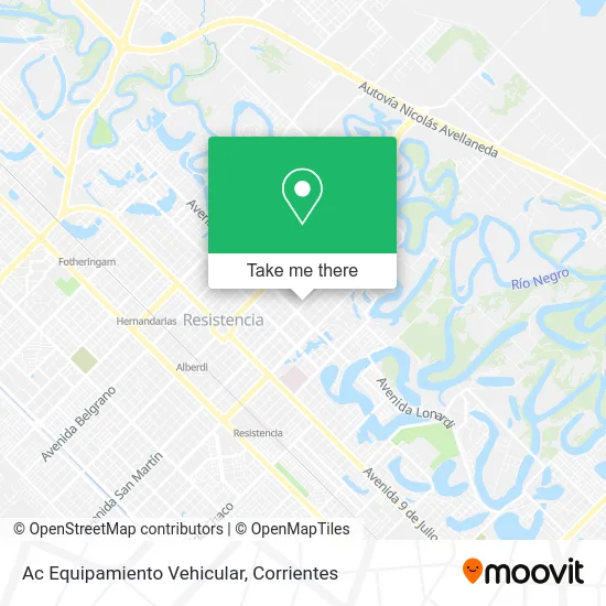 Mapa de Ac Equipamiento Vehicular