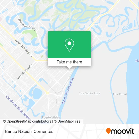 Mapa de Banco Nación