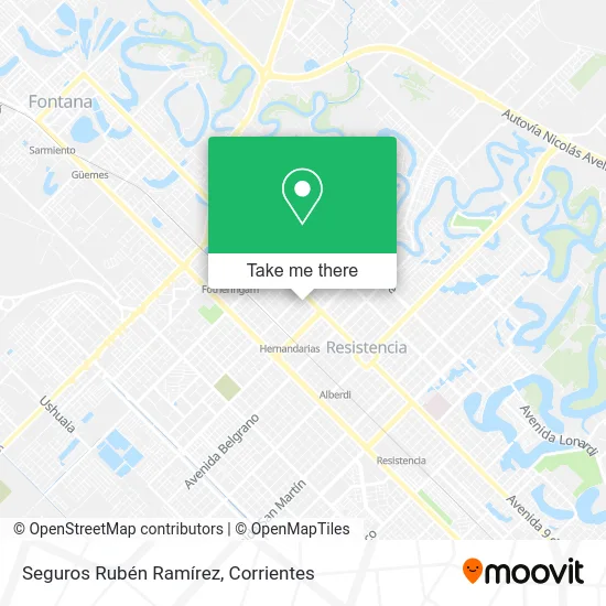 Mapa de Seguros Rubén Ramírez