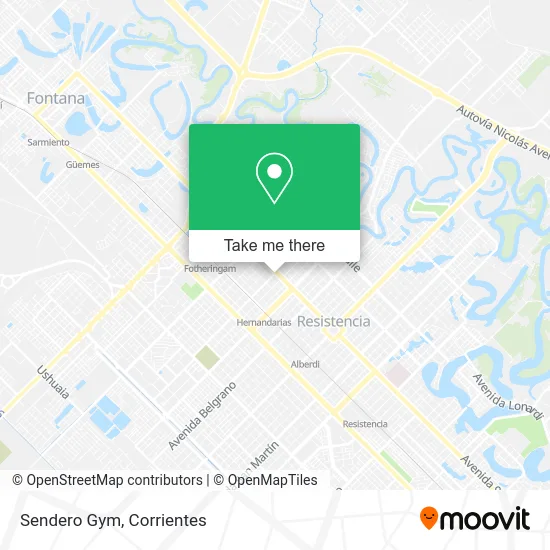 Sendero Gym map