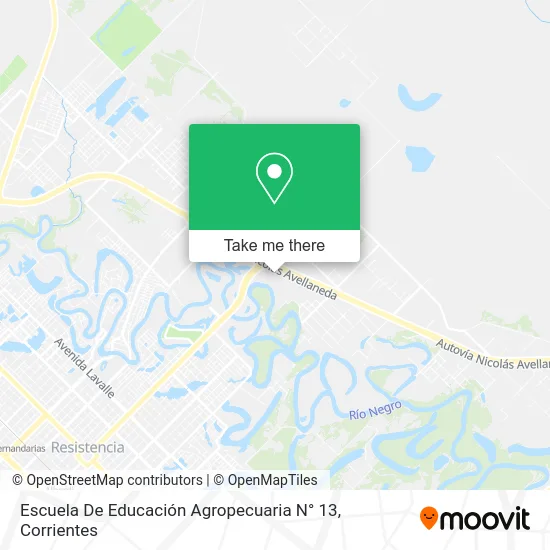 Mapa de Escuela De Educación Agropecuaria N° 13