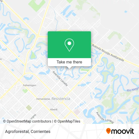 Mapa de Agroforestal