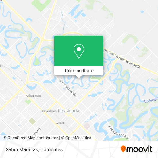 Mapa de Sabín Maderas