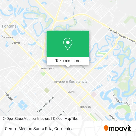 Mapa de Centro Médico Santa Rita