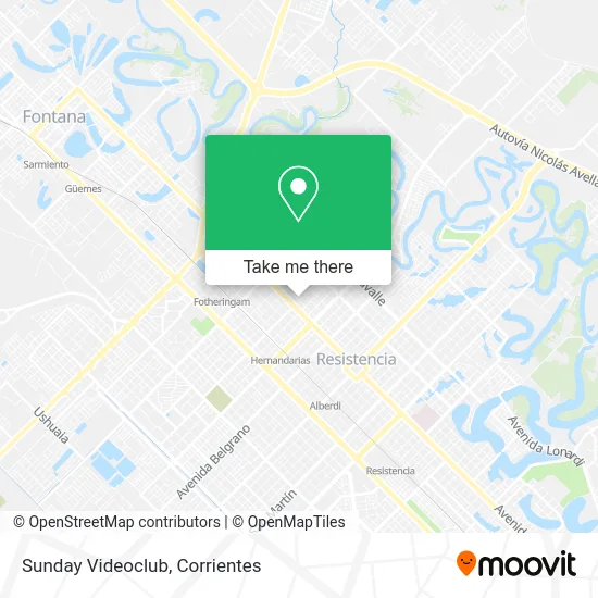Sunday Videoclub map