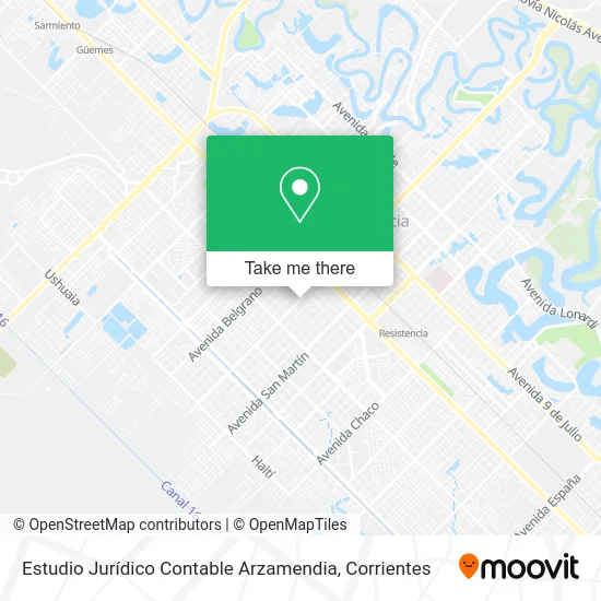 Estudio Jurídico Contable Arzamendia map