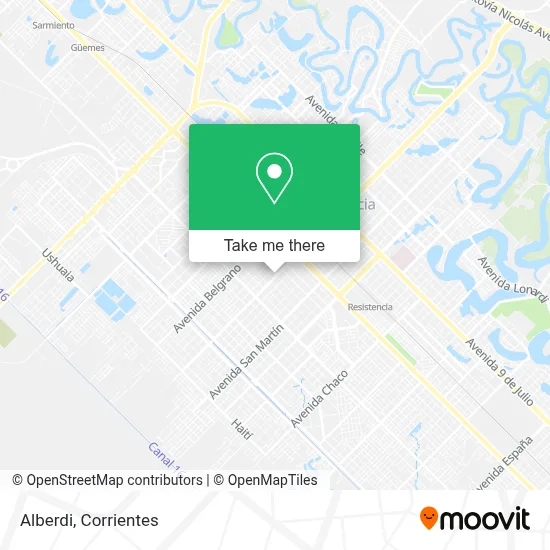 Alberdi map