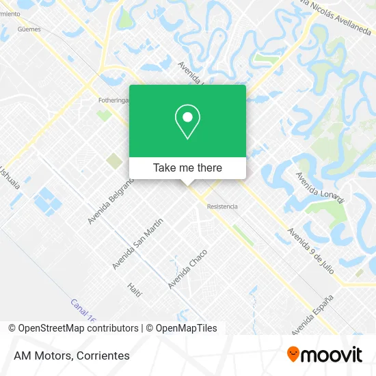 Mapa de AM Motors
