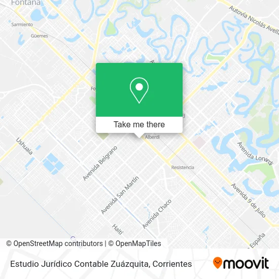 Mapa de Estudio Jurídico Contable Zuázquita