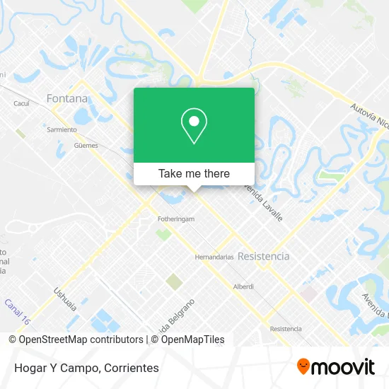 Hogar Y Campo map