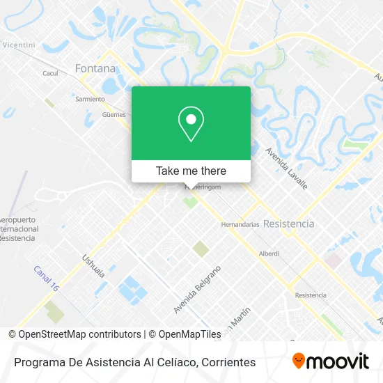 Programa De Asistencia Al Celíaco map