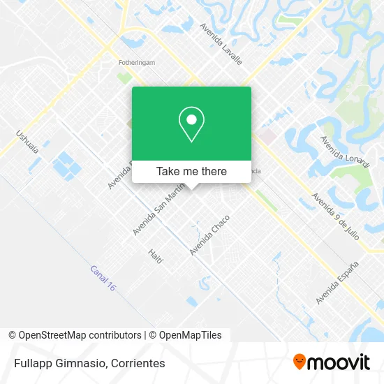 Fullapp Gimnasio map