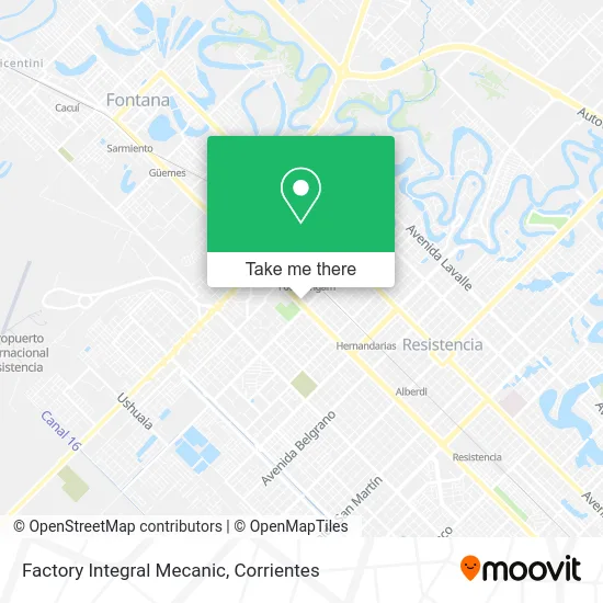 Mapa de Factory Integral Mecanic